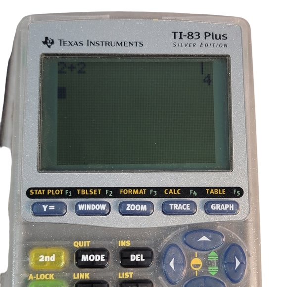 Texas Instruments TI-83 Plus Silver Edition Graphic Scientific Calculator Clear - Picture 9 of 12